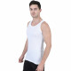 Men's Vest White Combo Pack of 5 - Sleeveless | Regular Fit